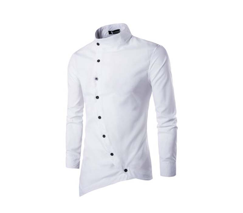 Chemise en pur coton teint en pièce